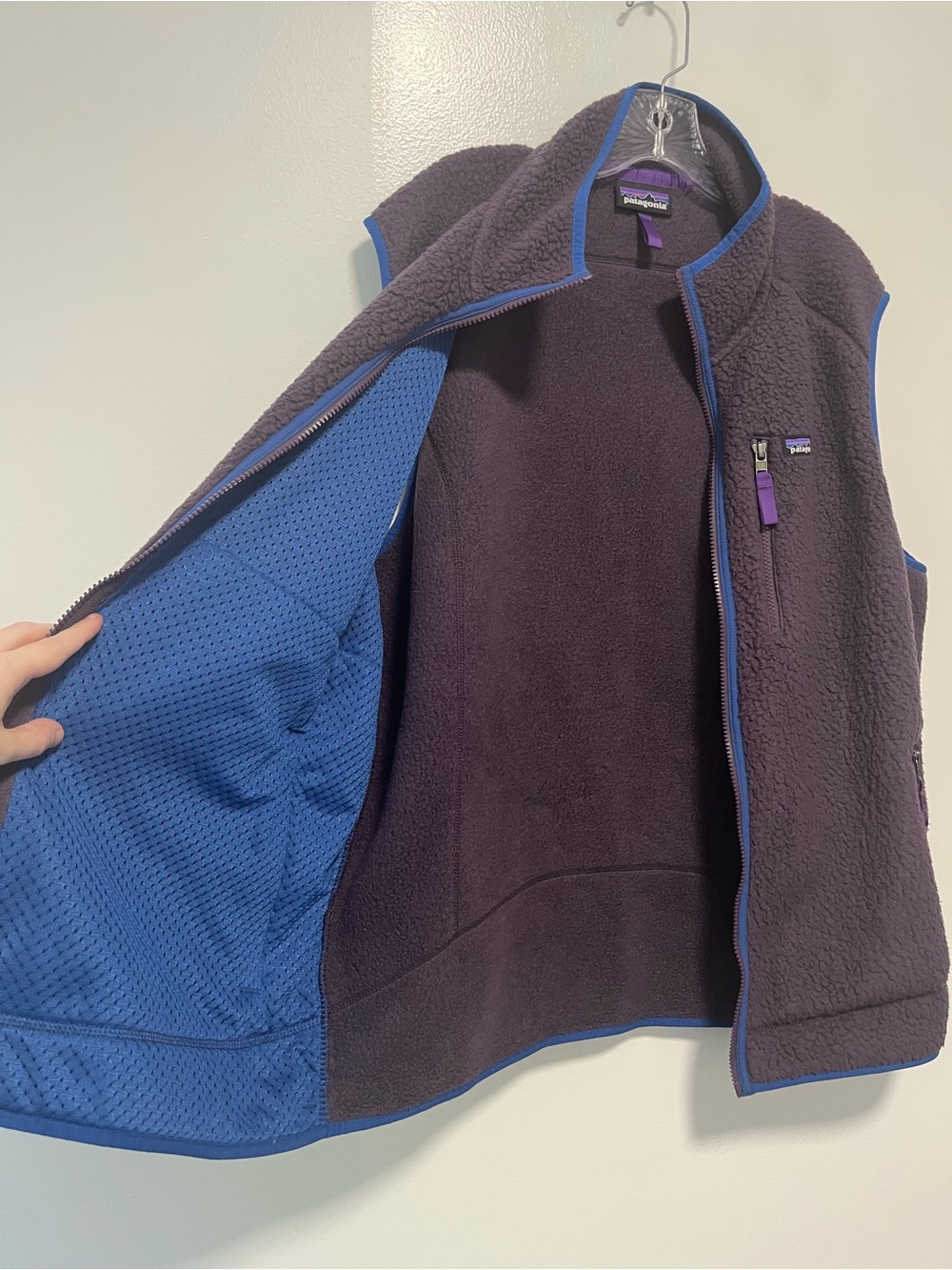 Patagonia Retro Deep Pile Fleece Full Zip Vest Mens Fits Like XXL - Picture 4 of 10